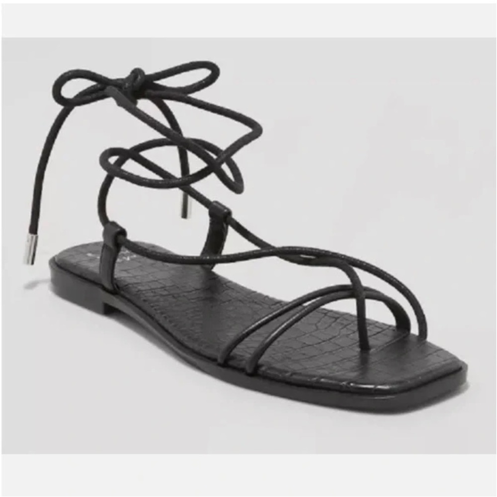 A New Day Talia Sandals size 8.5 Black